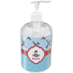 Airplane Theme Acrylic Soap & Lotion Bottle (Personalized)