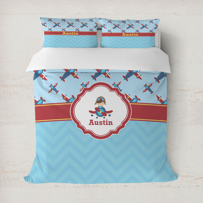 Airplane Theme Duvet Cover (Personalized)