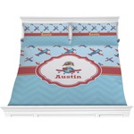 Airplane Theme Comforter Set - King (Personalized)