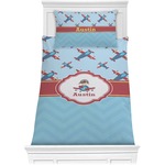 Airplane Theme Comforter Set - Twin (Personalized)