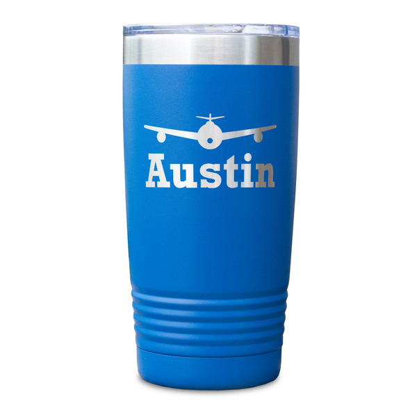 Airplane Theme Blue Polar Camel Tumbler - 20oz - Single Sided - Approval