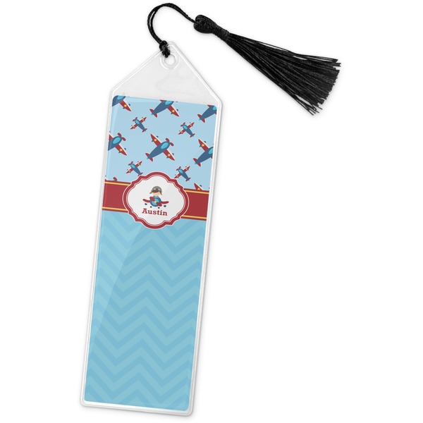 Custom Airplane Theme Book Mark w/Tassel (Personalized)