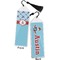 Airplane Theme Bookmark with tassel - Front and Back