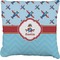 Airplane Theme Faux-Linen Throw Pillow 18" (Personalized)