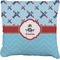 Airplane Theme Faux-Linen Throw Pillow 26" (Personalized)