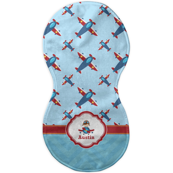 Airplane Theme Burp Peanut Shaped Flat