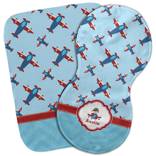 Custom Airplane Theme Burp Cloth (Personalized)