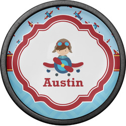 Airplane Theme Cabinet Knob (Black) (Personalized)