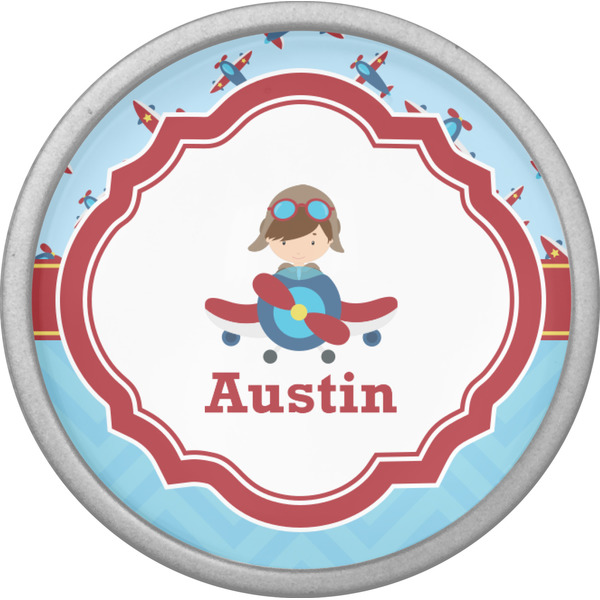 Airplane Theme Cabinet Knob - Nickel - Front