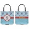 Airplane Theme Canvas Tote - Front and Back