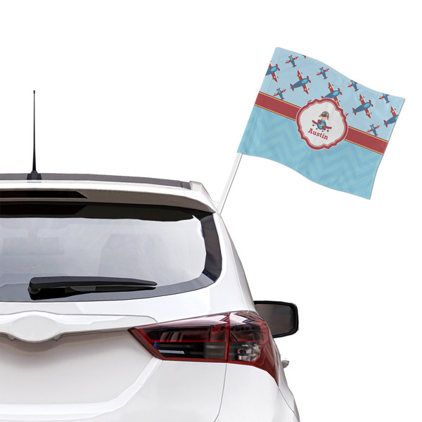 Airplane Theme Car Flag - Large - LIFESTYLE