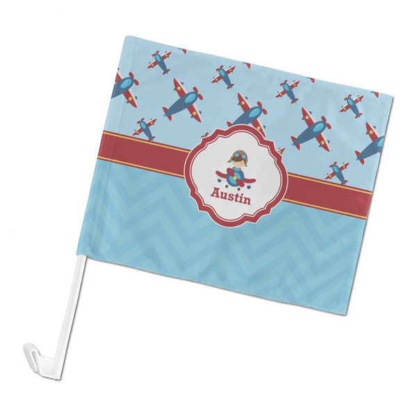 Custom Airplane Theme Car Flag - Large (Personalized)