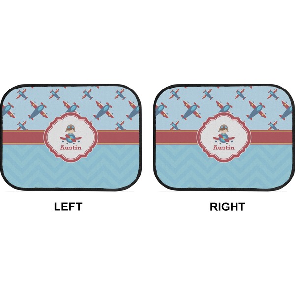 Airplane Theme Car Floor Mats (Back Seat) (Approval)