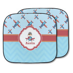 Airplane Theme Car Sun Shade - Two Piece (Personalized)