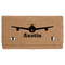 Airplane Theme Cards & Dice Set - Light Brown (Personalized)