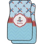 Airplane Theme Car Floor Mats (Personalized)
