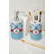Airplane Theme Ceramic Bathroom Accessories - LIFESTYLE (toothbrush holder & soap dispenser)