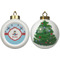 Airplane Theme Ceramic Christmas Ornament - X-Mas Tree (APPROVAL)