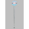 Airplane Theme Clear Plastic 7" Stir Stick - Round - Single Stick