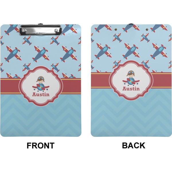 Airplane Theme Clipboard (Letter) (Front + Back)