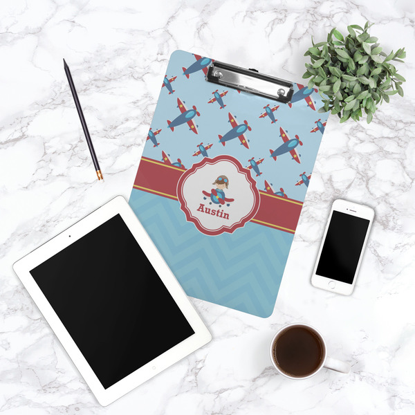 Airplane Theme Clipboard - Lifestyle Photo