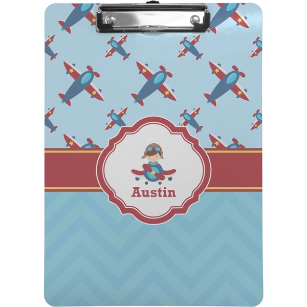 Custom Airplane Theme Clipboard (Letter Size) (Personalized)