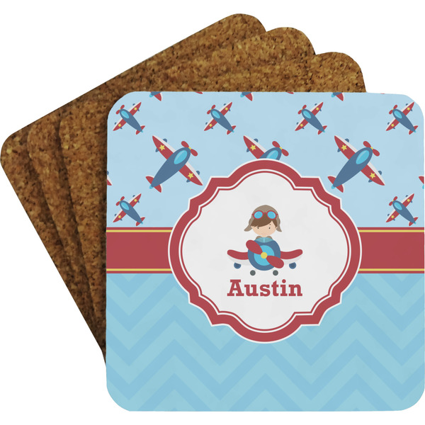 Airplane Theme Coaster Set (Personalized)