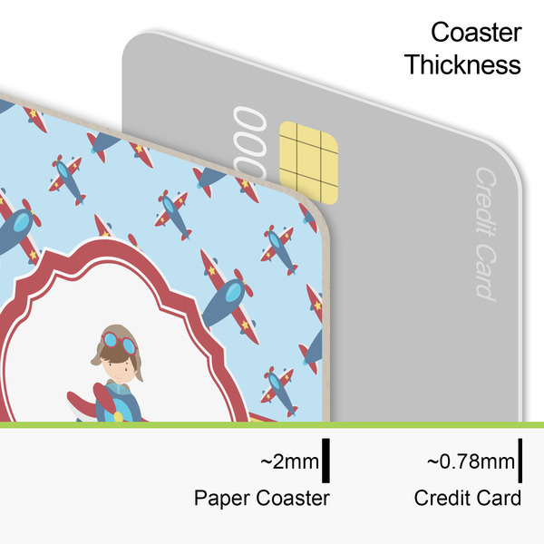 Airplane Theme Coaster Thickness