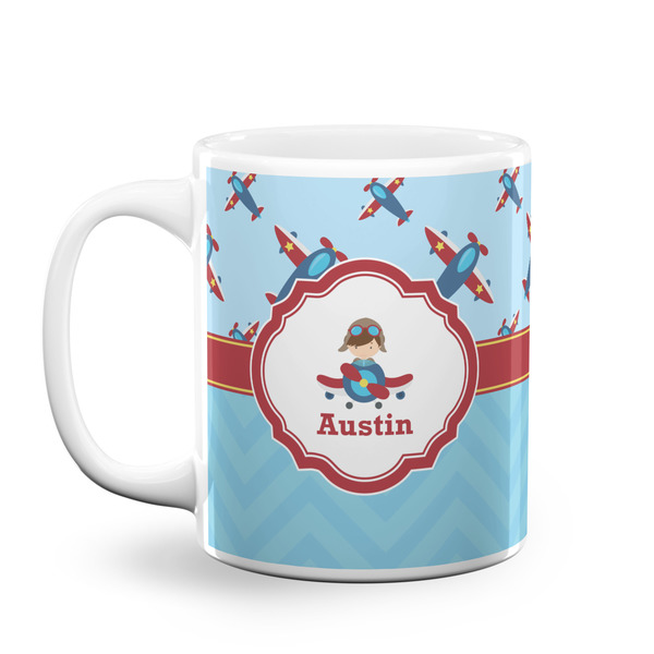 Custom Airplane Theme Coffee Mug (Personalized)