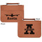 Airplane Theme Cognac Leatherette Bible Covers - Small Double Sided Apvl