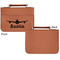 Airplane Theme Cognac Leatherette Bible Covers - Small Single Sided Apvl