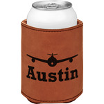 Airplane Theme Leatherette Can Sleeve - Single Sided (Personalized)