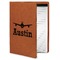 Airplane Theme Leatherette Portfolio with Notepad - Small - Single Sided (Personalized)