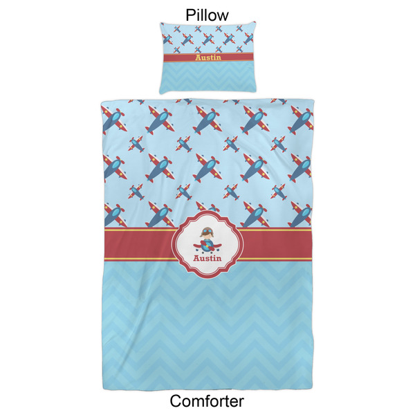 Airplane Theme Comforter Set - Twin XL - Approval