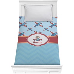 Airplane Theme Comforter - Twin (Personalized)
