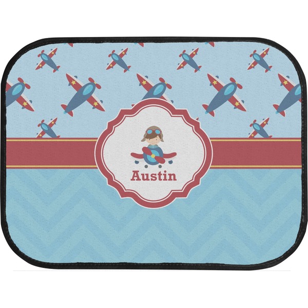 Airplane Theme Custom Car Floor Mats (Back Seat)