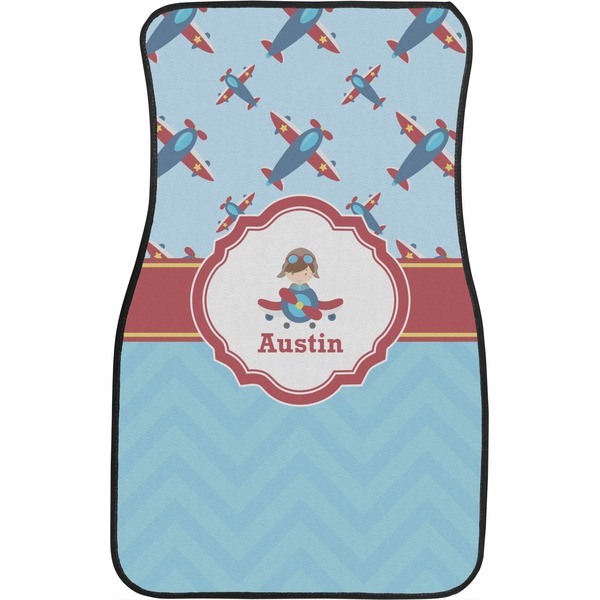 Airplane Theme Custom Car Floor Mats (Front Seat)