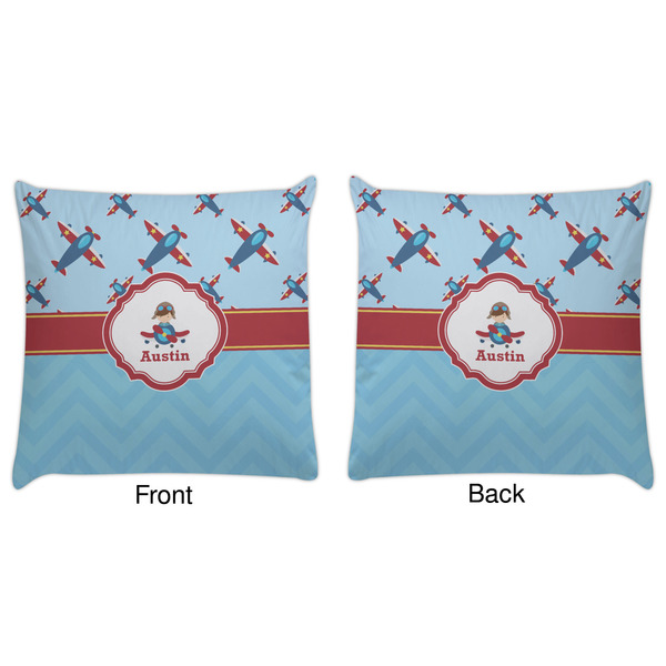 Airplane Theme Decorative Pillow Case - Approval