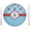 Airplane Theme 10" Glass Lunch / Dinner Plates - Single or Set (Personalized)