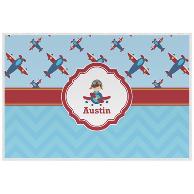 Airplane Theme Laminated Placemat w/ Name or Text