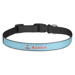 Airplane Theme Dog Collar (Personalized)