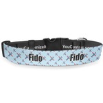 Airplane Theme Deluxe Dog Collar (Personalized)