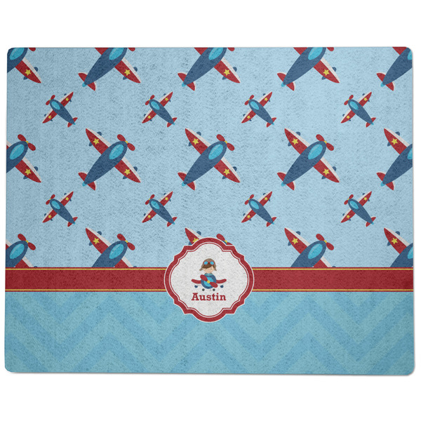 Airplane Theme Dog Food Mat - Large without Bowls