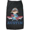 Airplane Theme Black Pet Shirt - S (Personalized)
