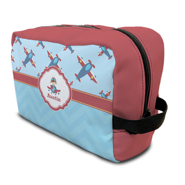 Custom Airplane Theme Toiletry Bag / Dopp Kit (Personalized)