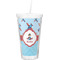 Airplane Theme Double Wall Tumbler with Straw