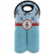 Airplane Theme Wine Tote Bag (2 Bottles) (Personalized)