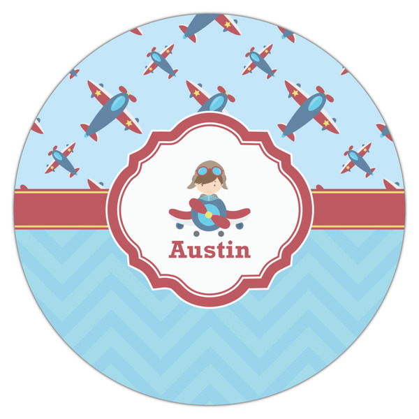 Airplane Theme Drink Topper - Large - Single