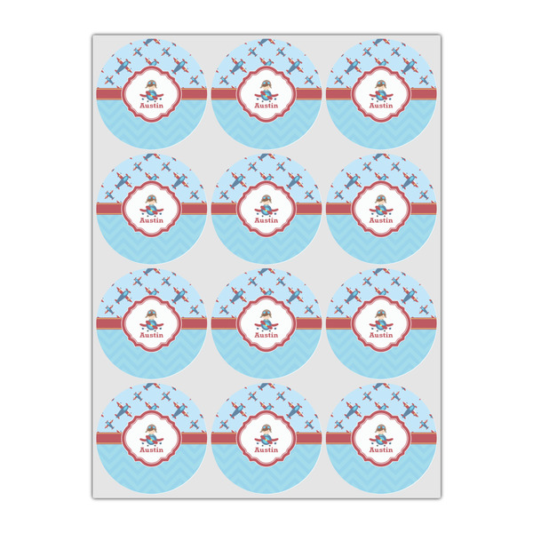 Airplane Theme Drink Topper - Small - Set of 12