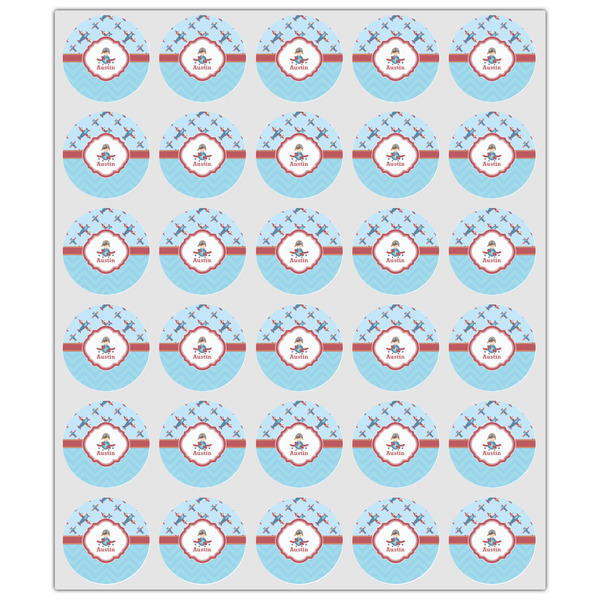 Airplane Theme Drink Topper - XSmall - Set of 30